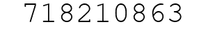 Number 718210863.