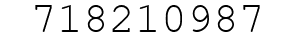 Number 718210987.