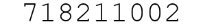 Number 718211002.