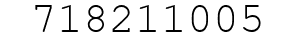 Number 718211005.