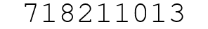 Number 718211013.