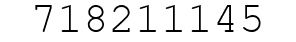 Number 718211145.