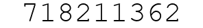 Number 718211362.