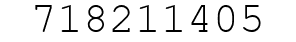 Number 718211405.
