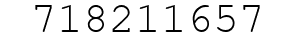 Number 718211657.