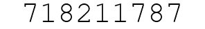 Number 718211787.