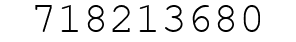 Number 718213680.