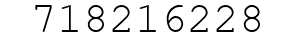 Number 718216228.