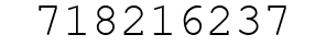 Number 718216237.