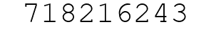Number 718216243.