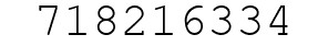 Number 718216334.