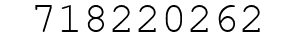 Number 718220262.