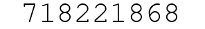 Number 718221868.