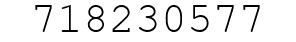 Number 718230577.