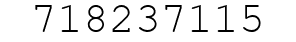 Number 718237115.