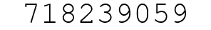 Number 718239059.