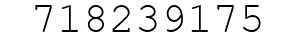 Number 718239175.