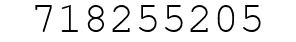 Number 718255205.