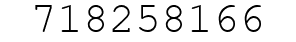Number 718258166.