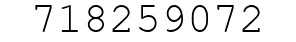 Number 718259072.