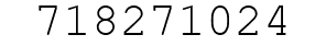 Number 718271024.