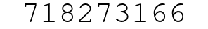 Number 718273166.
