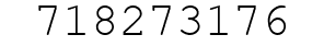 Number 718273176.