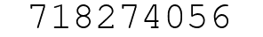 Number 718274056.