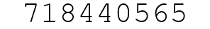 Number 718440565.