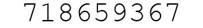 Number 718659367.