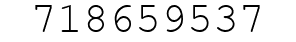 Number 718659537.