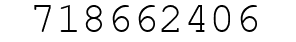 Number 718662406.