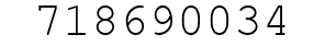 Number 718690034.