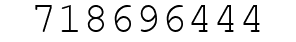 Number 718696444.