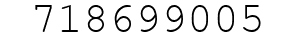 Number 718699005.