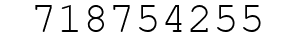 Number 718754255.
