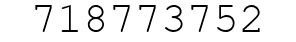 Number 718773752.