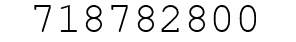 Number 718782800.