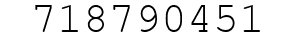 Number 718790451.