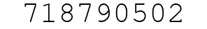 Number 718790502.
