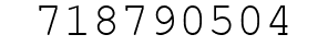 Number 718790504.