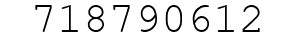 Number 718790612.