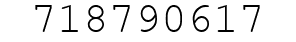 Number 718790617.