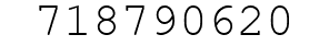 Number 718790620.
