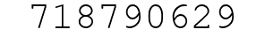 Number 718790629.