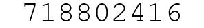 Number 718802416.