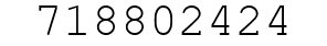 Number 718802424.