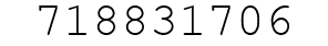 Number 718831706.