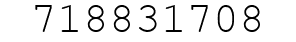 Number 718831708.