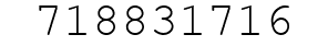 Number 718831716.